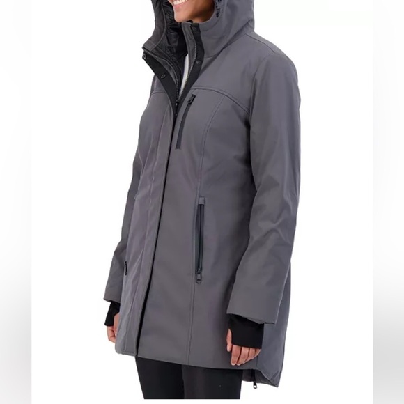 Sebby Collection Women's Heavyweight Softshell Coat, jacket women’s jacket - Picture 4 of 12